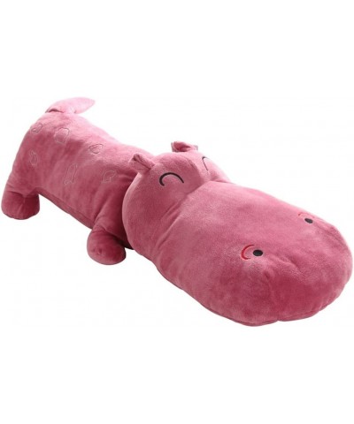 Large Children's Plush Toys Creative Hippo Pillow Cushions 19.7" (Rose red) $38.57 Kids' Plush Toy Pillows