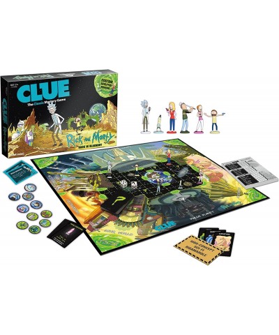 CLUE: Rick and Morty | Featuring Characters from The Adult Swim TV Show Rick & Morty | Collectible Clue Board Game | Perfect ...