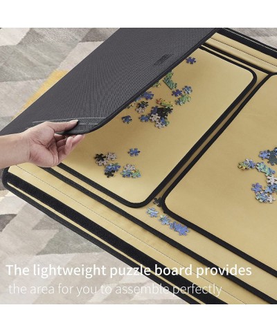 1000 Pieces Puzzle Board Portable Puzzle Board Jigsaw Puzzle Table Board Puzzle mat with Sorting Tray Non-Slip Surface Puzzle...