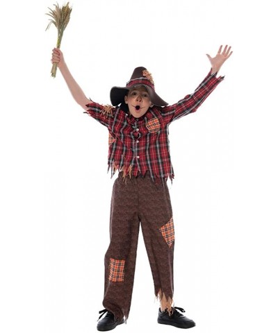 Boy's Scarecrow Costume Kids Halloween Cute Cosplay Costume $62.27 Kids' Costumes