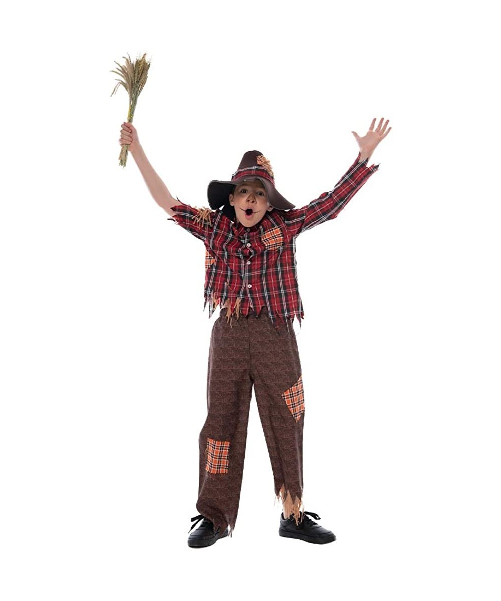 Boy's Scarecrow Costume Kids Halloween Cute Cosplay Costume $62.27 Kids' Costumes