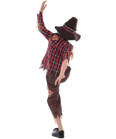 Boy's Scarecrow Costume Kids Halloween Cute Cosplay Costume $62.27 Kids' Costumes