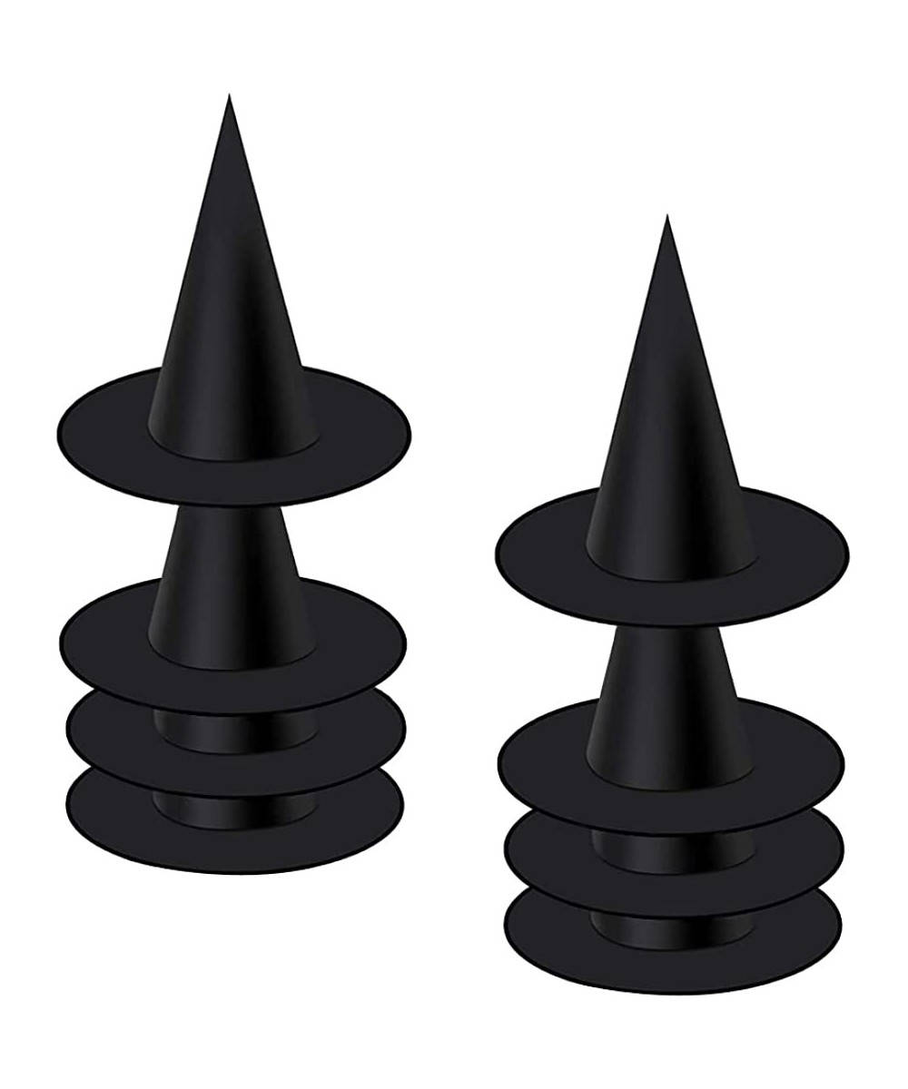 8 Pack Halloween Witch Hats Witch Costume Accessory for Halloween Cosplay Party Decoration Black $22.31 Kids' Party Hats