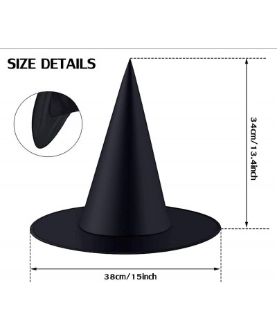 8 Pack Halloween Witch Hats Witch Costume Accessory for Halloween Cosplay Party Decoration Black $22.31 Kids' Party Hats