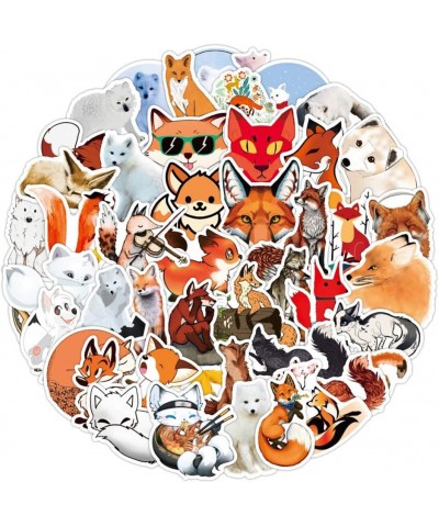 Fox Stickers 50pcs Waterproof Vinyl Animal Stickers Bulk for Water Bottles Laptop Bikes ATV Car Helmet Trucks Phone Case Kids...