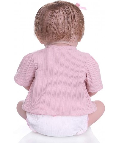 18inches 48cm Real Life Premie Sweet Sleeping Newborn Cuddy Baby Doll Washable Soft Touch Silicone Vinyl Full Body Reborn Gir...