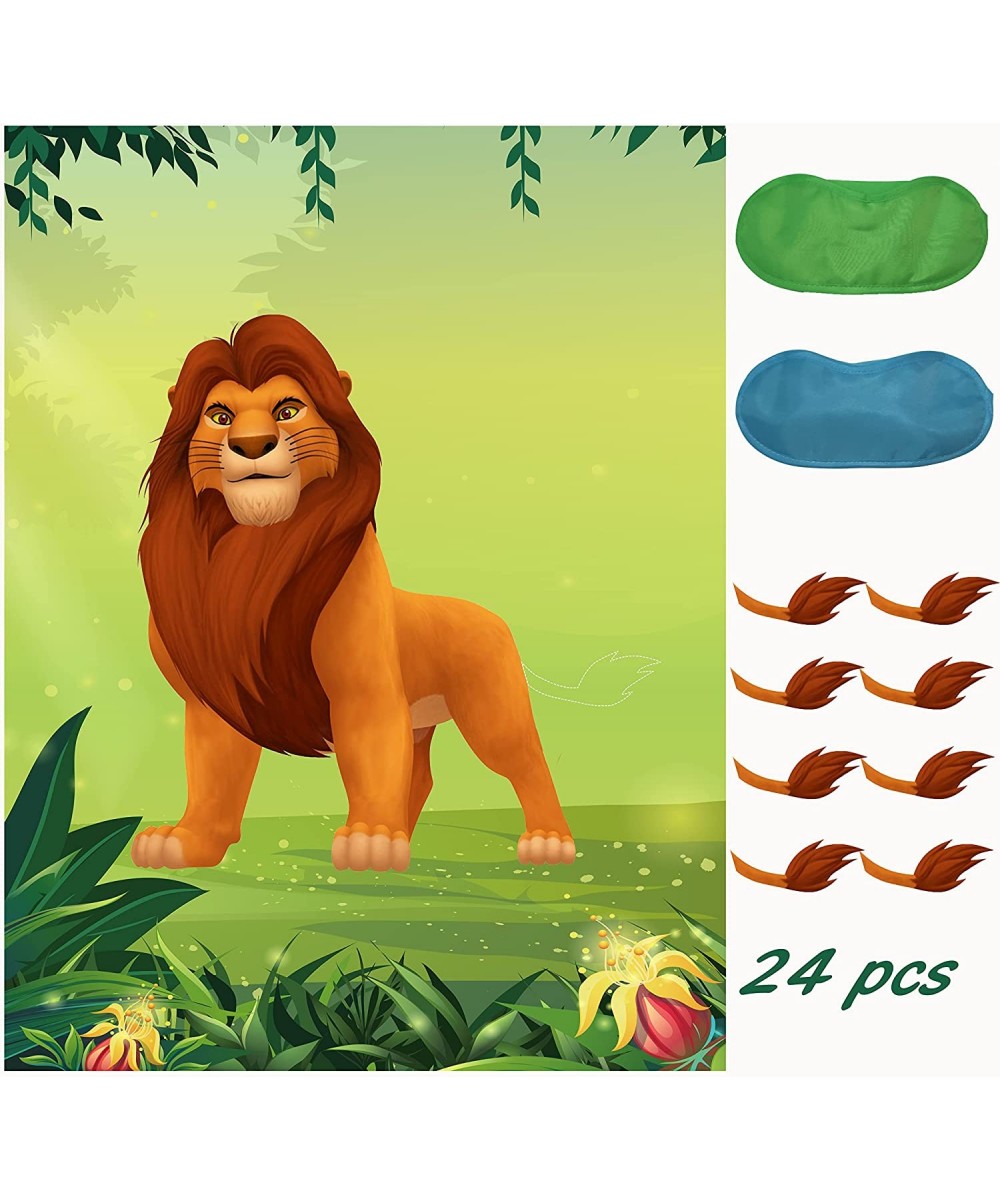 Lion King Birthday Party Supplies Pin the Tail on the Lion Jungle Theme Birthday Decorations Supplies Safari Birthday Party B...