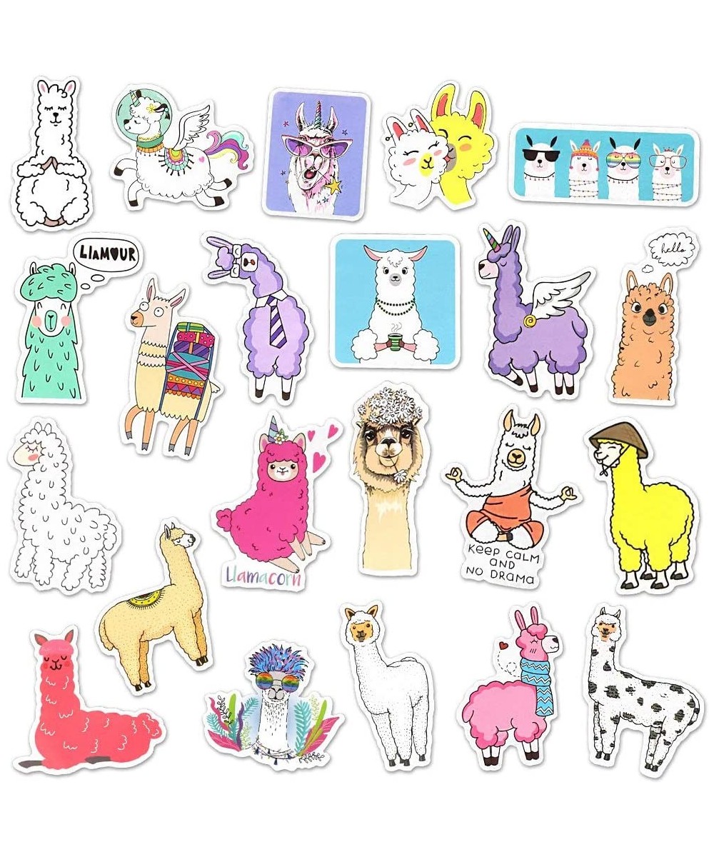 Llama Stickers for Water Bottles Llama Vinyl Stickers Llama Decal Stickers Cute Llama Stickers for Kids(50 Pcs) $17.34 Kids' ...