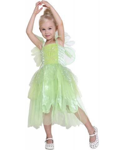 Girls Tinkerbell Fairy Tooth Fairy Costume Elf Wing Cosplay Dress $31.44 Kids' Costumes