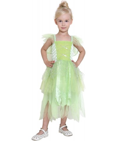 Girls Tinkerbell Fairy Tooth Fairy Costume Elf Wing Cosplay Dress $31.44 Kids' Costumes