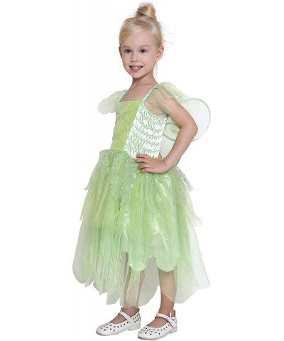 Girls Tinkerbell Fairy Tooth Fairy Costume Elf Wing Cosplay Dress $31.44 Kids' Costumes