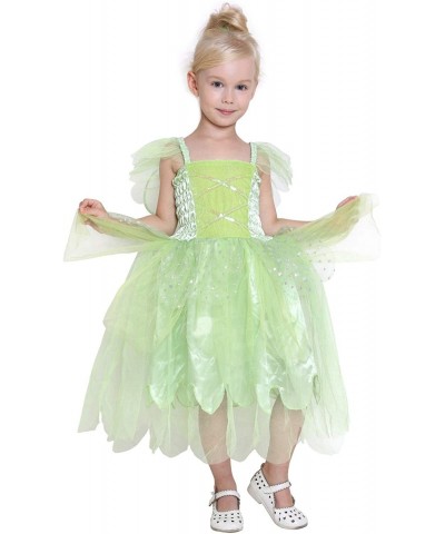 Girls Tinkerbell Fairy Tooth Fairy Costume Elf Wing Cosplay Dress $31.44 Kids' Costumes