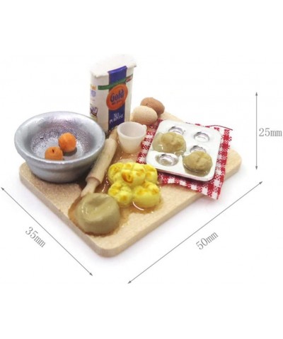 Dollhouse Decoration Accessories Miniature Bread Dish 1:12 Mini Dollhouse Cute Bread House Mini Bread Dish $16.31 Dollhouse A...