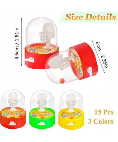 15 Pcs Mini Basketball Hoop Games Party Favors Basketball Party Supplies Finger Basketball Board Game Handheld Basketball Gam...