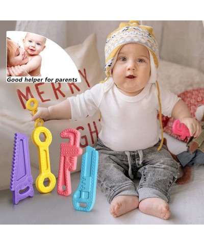 Baby Teething Toys for 0-12 Months Babies Silicone Freezer Baby Teethers for 0-6 Months BPA-Free Soothe Babies Sore Gums - Se...