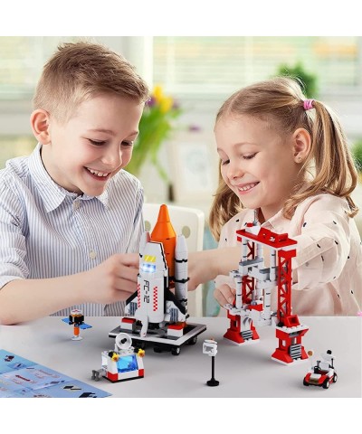 Space Shuttle Rocket Launch Center Building Kit Aerospace Rocket Ship Toys for 6 7 8 9 10 11 12 Year Old Boys Kids 8-In-1 Spa...