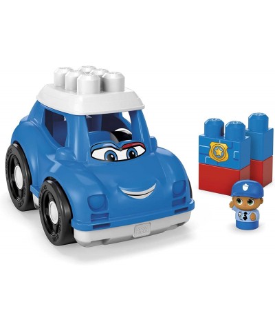 BLOKS Peter Police Car Building Set with 1 Police car 1 Block Buddies Police Officer and 4 Big Building Blocks Toy Gift Set f...