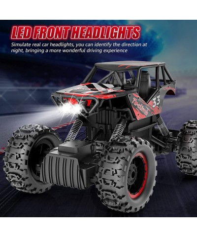 Monster Trucks 4WD Dual Motors 1/12 RC Cars for Boys Remote Control Car with Headlights Rechargeable Battery All Terrain Off ...