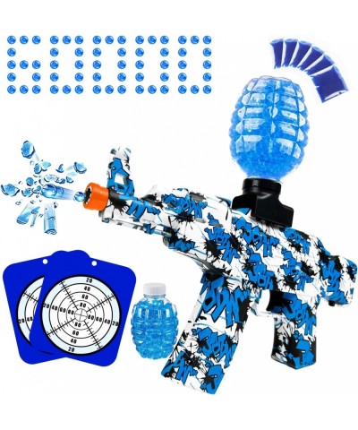 Gel Ball Blaster - Splatter Ball Blaster with Goggles & 60000 Gel Balls - Outdoor Yard Activities Shooting Game Toys for Kids...