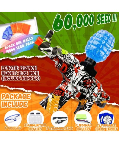 Gel Ball Blaster - Splatter Ball Blaster with Goggles & 60000 Gel Balls - Outdoor Yard Activities Shooting Game Toys for Kids...