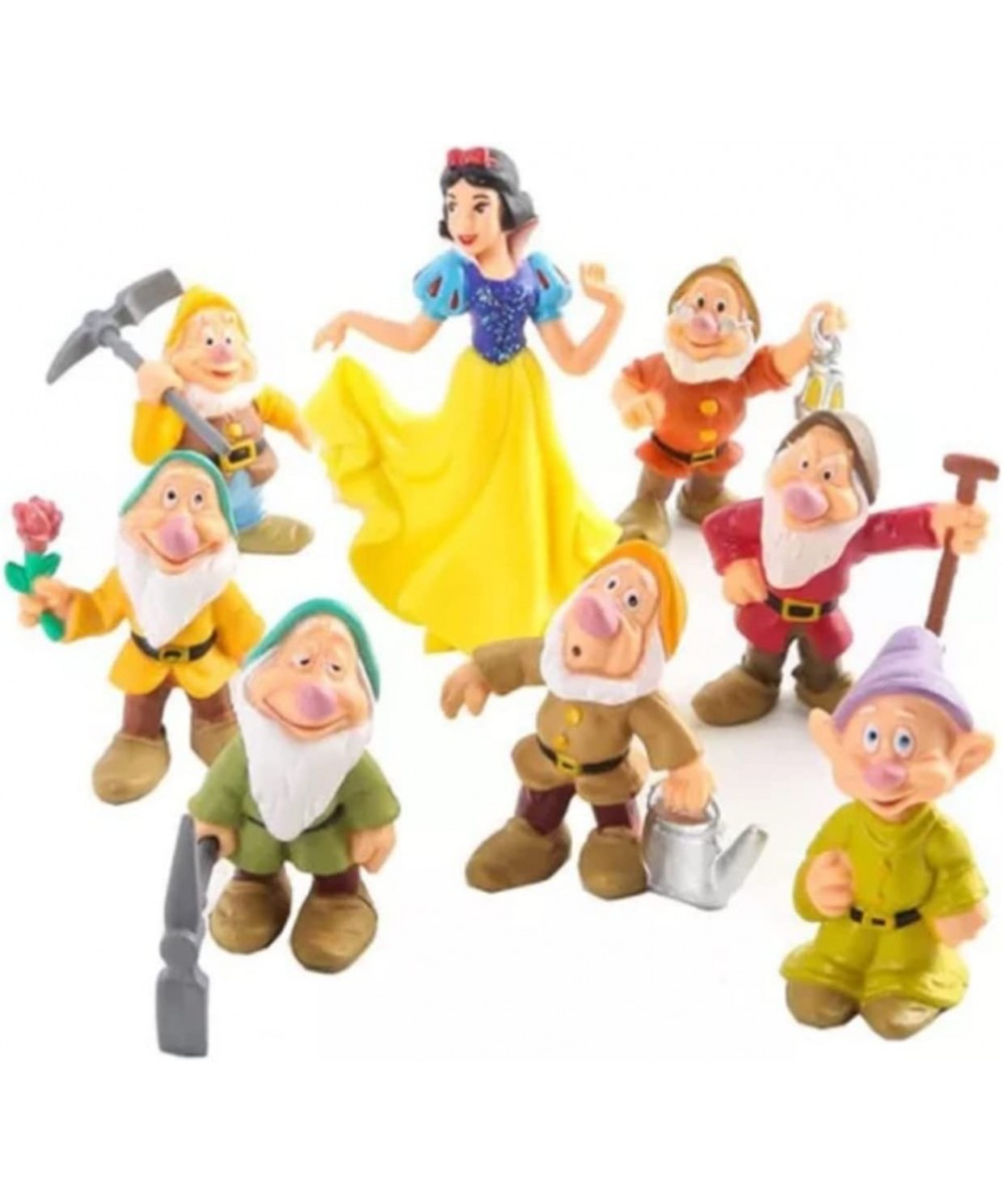 Mini Figurines Snow White Princess and8pcs The Seven Dwarfs Figures Cake Kid Birthday Gifts Cake topper Cake toppers decorati...