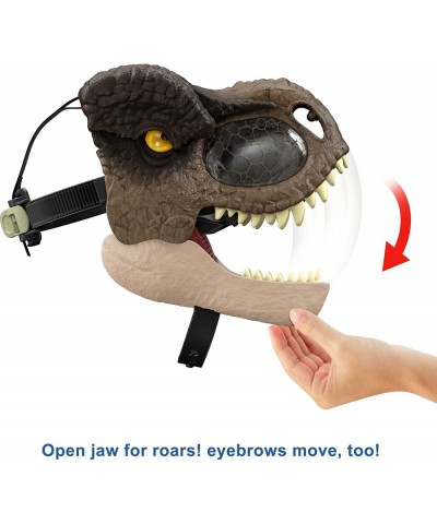 Jurassic World Dominion Dinosaur Mask Tyrannosaurus Rex Chomp N Roar with Motion and Sounds T Rex Costume for Kids Role-Play ...