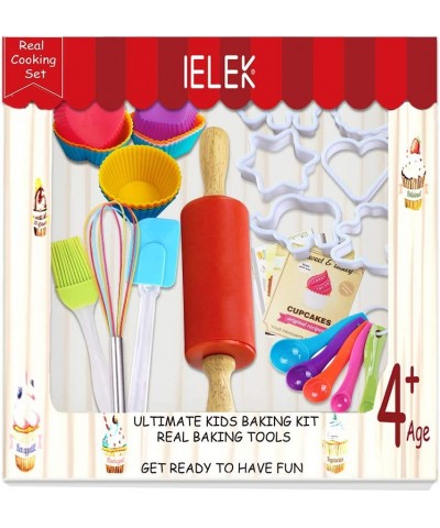 Kids Real Cooking Set Baking Kitchen Kit with Apron Chef Hat Cooking Supplies Kitchen Utensils and Recipes Great Gift $50.68 ...