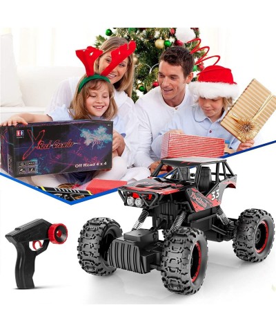 Monster Trucks 4WD Dual Motors 1/12 RC Cars for Boys Remote Control Car with Headlights Rechargeable Battery All Terrain Off ...