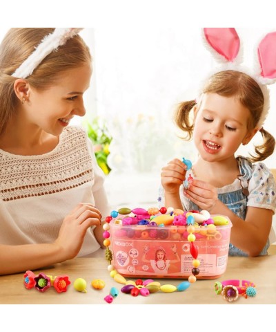 Girls Crafts Pop Beads Toys for Toddlers - Snap Beads Making Kit for Little Kids Age 3 4 5 6 Year Old Ideas Birthday and Chri...