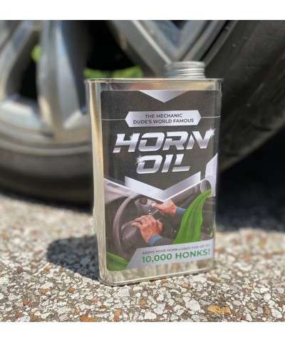 Horn Oil Gag Gift - Empty 32oz Steel Tin - Funny Car Prank - Pranks and Gags for Adults - Have Your Friends or Family Checkin...