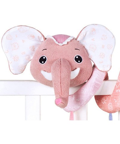 Baby Stroller Toy Toddlers Bed Around Wrap Stuffed Toy Crib Stroller Bar Spiral Elephant Hanging Music Rattle Sound Toy $53.5...