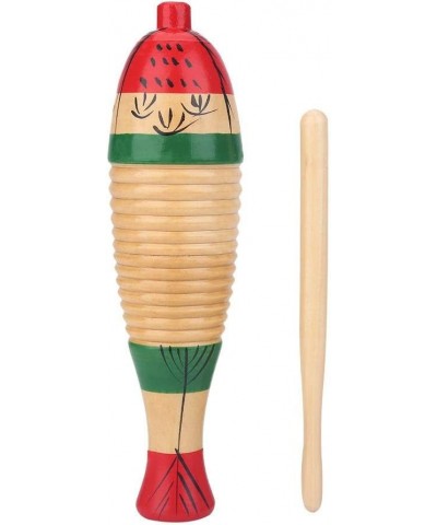 Wood Guiro Colorful Fish-Shaped Musical Percussion Instrument Toy for Kids and Adults Guiro $21.65 Kids' Musical Instruments