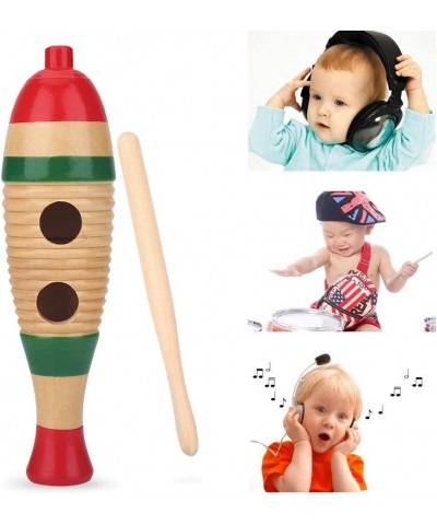 Wood Guiro Colorful Fish-Shaped Musical Percussion Instrument Toy for Kids and Adults Guiro $21.65 Kids' Musical Instruments