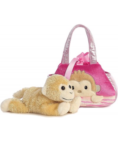 World Fancy Pals Peek-A-Boo Monkey Pet Carrier Multicolor 7 inches $24.97 Plush Puppets