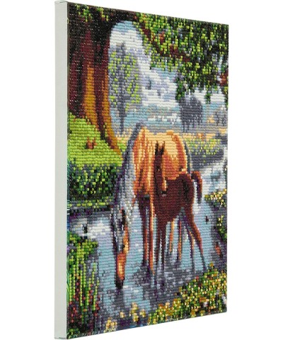 Fell Ponies 30x30cm Framed Kit $54.50 Craft Kits