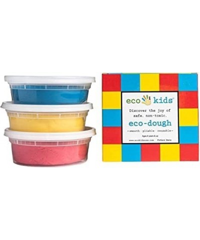 Eco Kids playdough Natural Non Toxic playdough Mess Free Clay for Kids Play Dough Comes in Primary Colors That Mix for Many M...