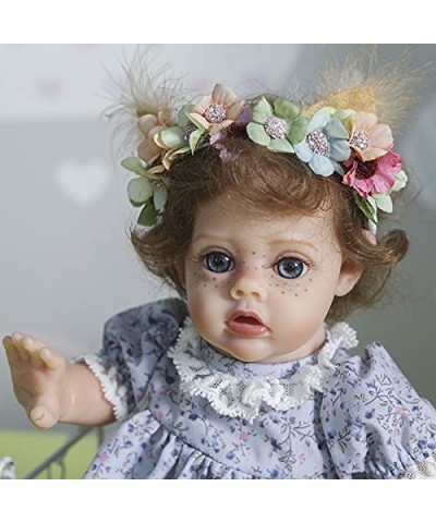 Elf Reborn Baby Dolls 12 Inch Real Life Silicone Doll Soft Cloth Body That Look Real Big Size Blue Eyes Beautifull Fairy Girl...