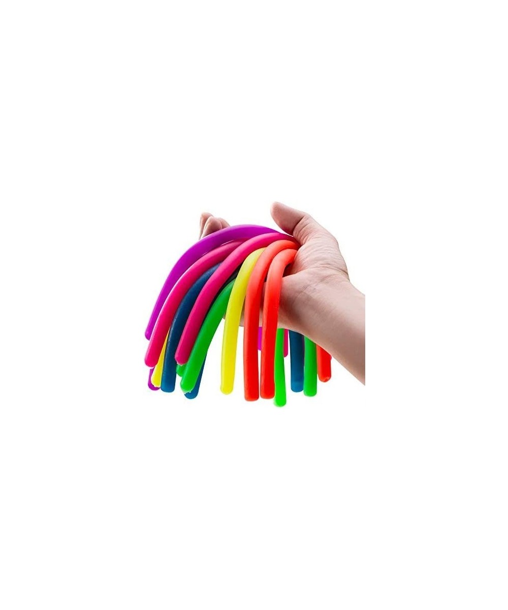 Colorful Sensory Fidget Stretch Toys-Stretchy Strings Fidget Toy for Relaxing Therapy (12 Pack 6 Colors) - for Adults and Kid...