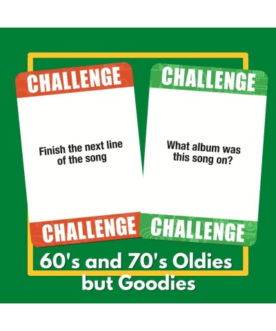 60's and 70's Oldies but Goodies Music Trivia Card Game | Multi-Generational Family Gatherings Adult Game Night and Fun Trivi...