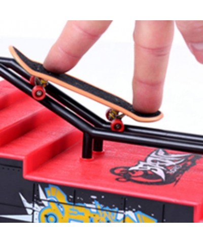 Professional Mini Fingerboards Finger Skateboard with Ramp Set Skate Park Kit Novelty Desktop Finger Skateboard Toys with Gif...