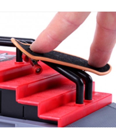 Professional Mini Fingerboards Finger Skateboard with Ramp Set Skate Park Kit Novelty Desktop Finger Skateboard Toys with Gif...