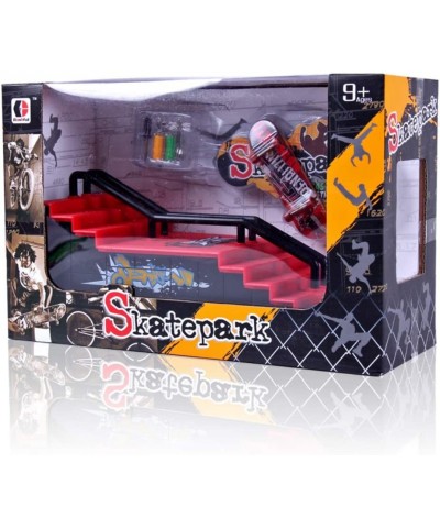 Professional Mini Fingerboards Finger Skateboard with Ramp Set Skate Park Kit Novelty Desktop Finger Skateboard Toys with Gif...