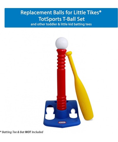 Toddler & Little Kids Replacement T Ball Baseball Balls - Oversized Tballs for Little Tikes TotSports T-Ball Set - 6 Pack $23...