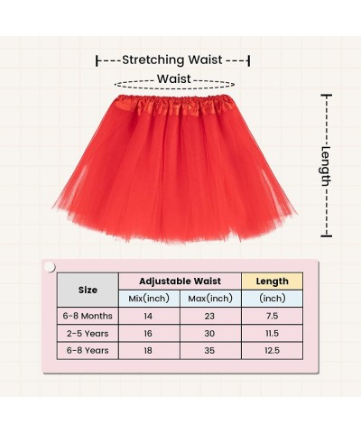 Baby Girl's 4 Layers Tulle Tutu Skirt 6 Months to 8 Years $22.67 Kids' Costumes