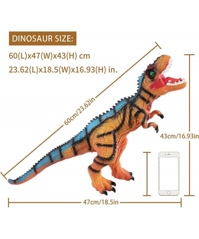 Dinosaur Toy - 15.7" Realistic Soft Gaint Tyrannosaurus Figurines Filled Cotton - Rubber Sound Large Dinosaur Figures - Birth...