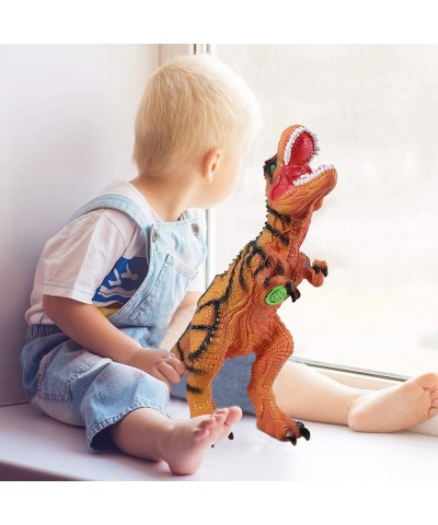 Dinosaur Toy - 15.7" Realistic Soft Gaint Tyrannosaurus Figurines Filled Cotton - Rubber Sound Large Dinosaur Figures - Birth...