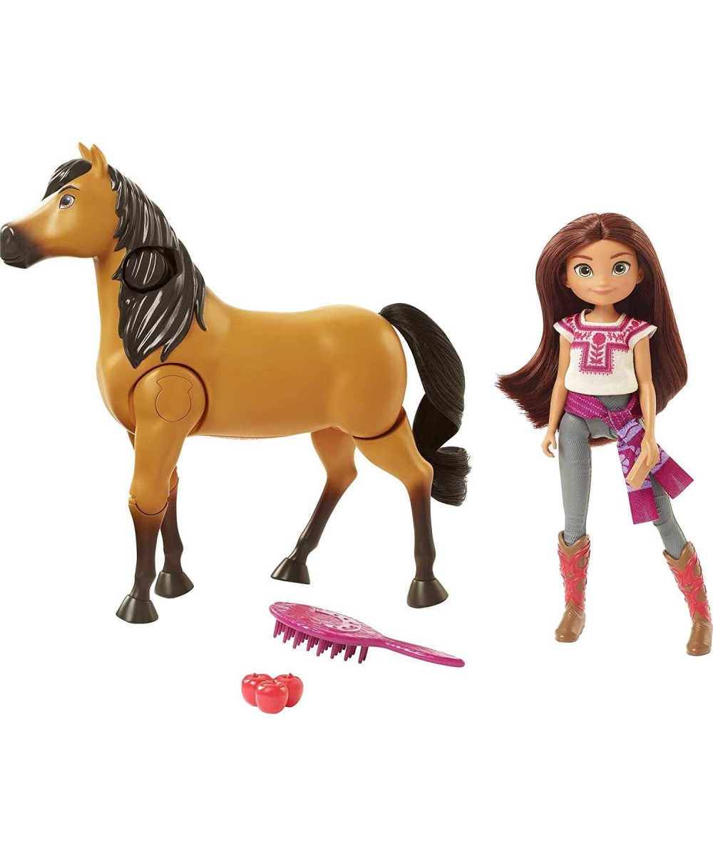 Spirit Untamed Ride Together Lucky Doll (7-in) & Spirit Horse (8-in) Button Feature Lets Doll Ride Horse with Realistic Walki...