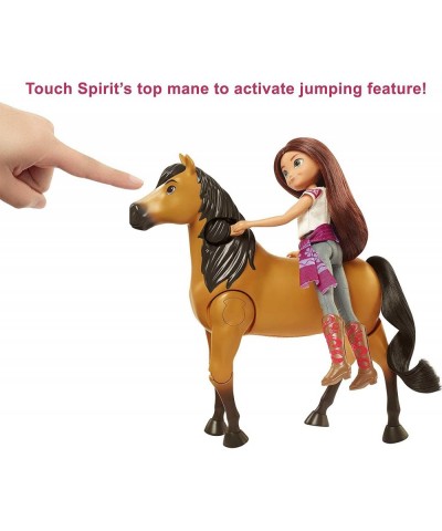 Spirit Untamed Ride Together Lucky Doll (7-in) & Spirit Horse (8-in) Button Feature Lets Doll Ride Horse with Realistic Walki...