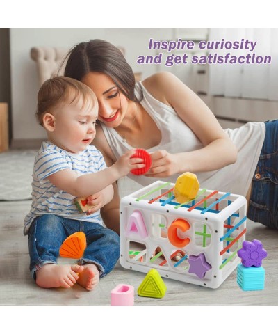 Baby Toys for 12-18 Months Montessori Toys Upgrade Sensory Baby Shape Sorter 6-12 Months Toys Fine Motor Skill Early Learning...