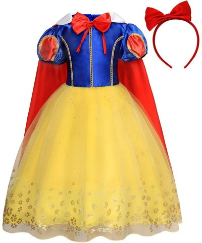 Princess Costume for Little Girls Halloween Dress up Toddler Birthday Party Fancy Dresses 3-12 Years $43.35 Kids' Costumes